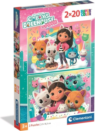 Pusle CLEMENTONI Gábinin kouzelný domek 2×20 tükki