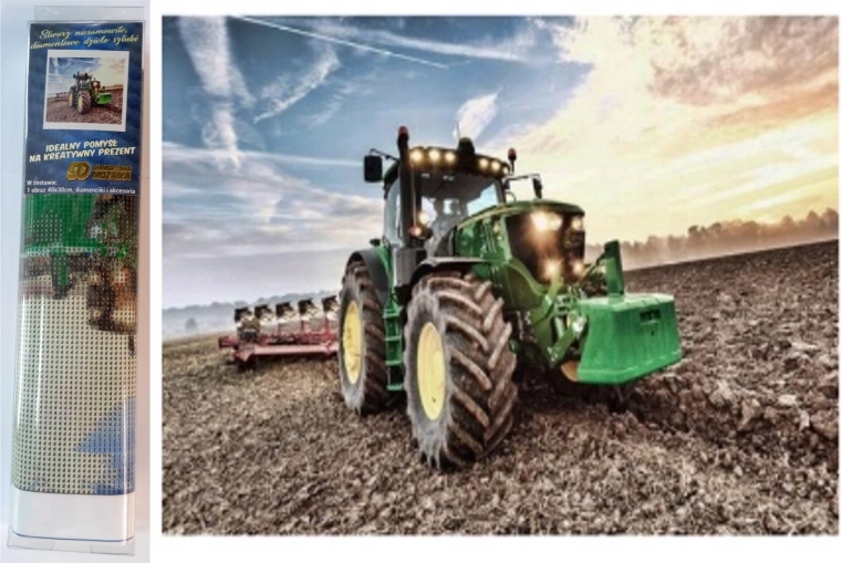 NORIMPEX teemantmaalimine – traktor 30 × 40 cm