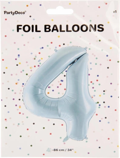 Fooliumõhupall number 4 sinine 86 cm