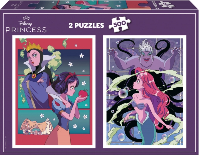 Educa pusle Disney Kurikaelad ja printsessid 2x500 tükki