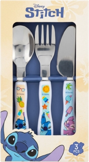 Disney Lilo & Stitchi laste 3-osaline söögiriistade komplekt