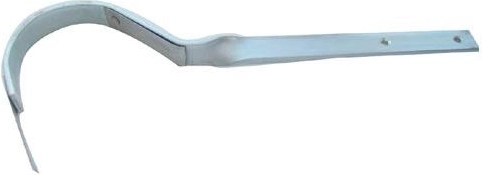 Keeratud konks vihmaveerennile 250 mm, tsingitud