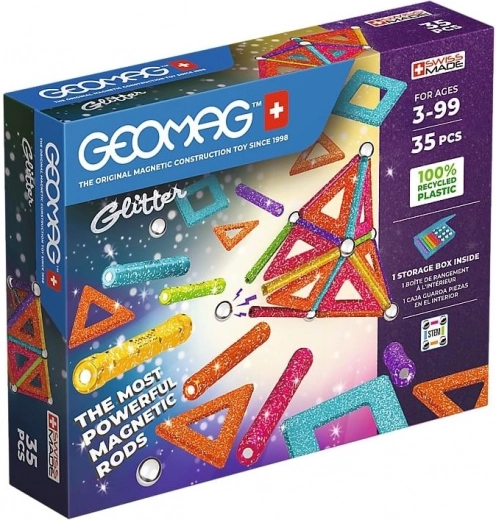 Geomag Glitter – magnetiline ehituskomplekt 35 osaga