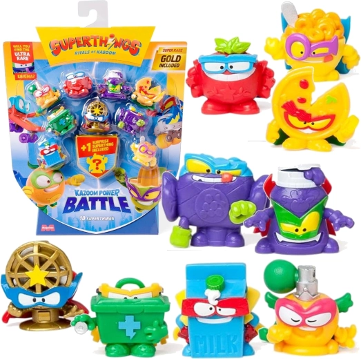 SuperThings komplekt: 9 figuuri + 1 üllatus Kazoom Power Battle