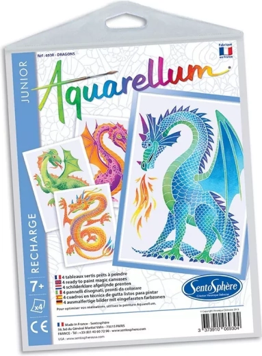 Sentosphere watercolor pictures set junior – dragons
