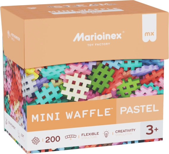 200 flexible pieces for endless building