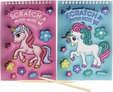Scratch Art Notebook Unicorn