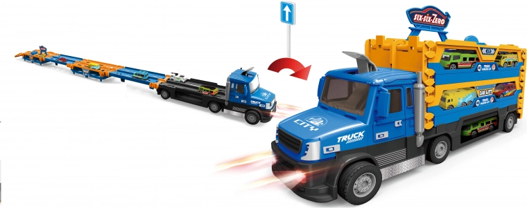 Auto veduk väljalaskerajaga 140 cm, valguse ja heliga