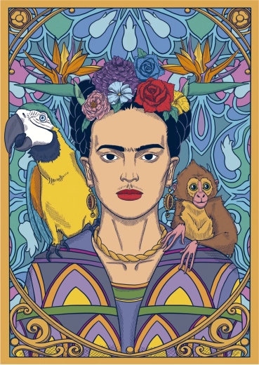 Frida Kahlo pusle 1500 tükki