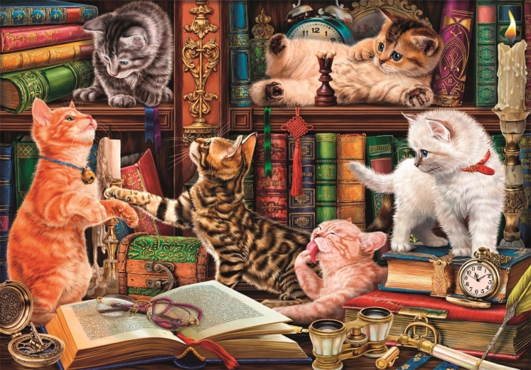 Clementoni Puzzle Curious Whiskers 1000 Pieces