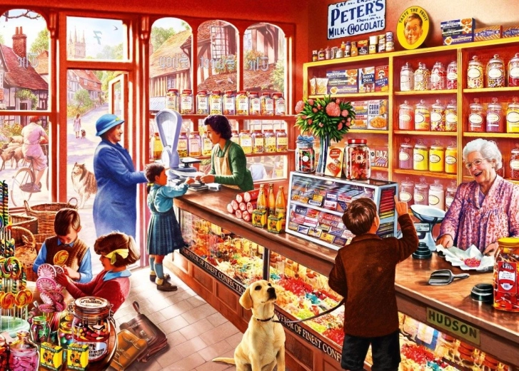 Puzzle Confectionery 500 pieces BLUEBIRD