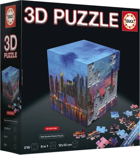 Educa 3D puzzle cube New York 216 pieces