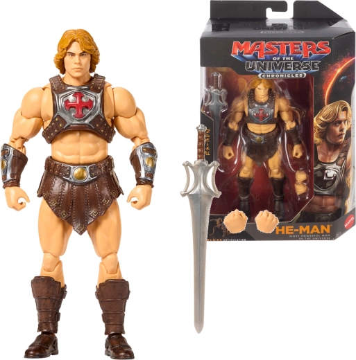 Mattel Masters of the Universe Chronicles figuur He-Man tarvikutega - 1 tk