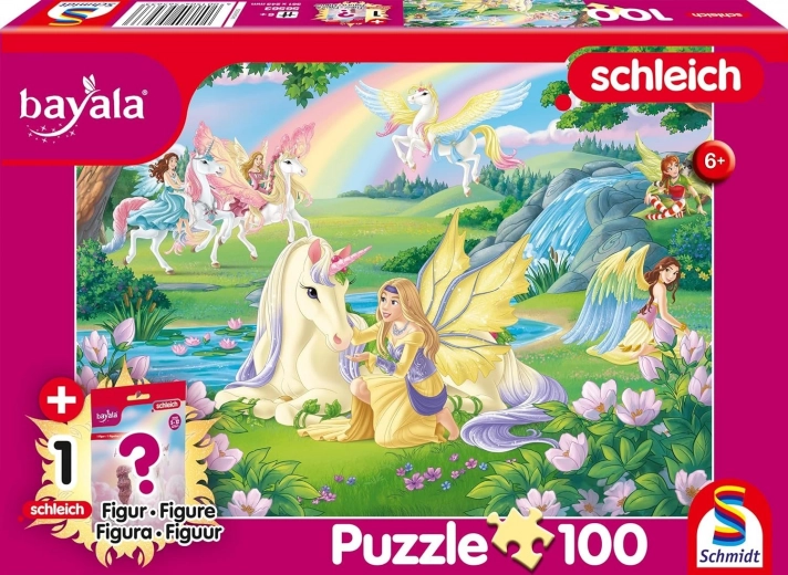 Pusle Bayala: maagilised ükssarvikud, 100 tükki koos SCHLEICH figuuriga
