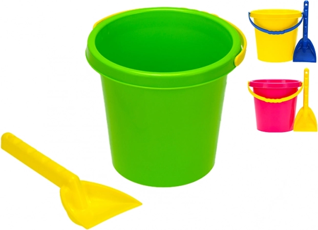 Liivamängu komplekt 17 cm ämbriga ja labidaga