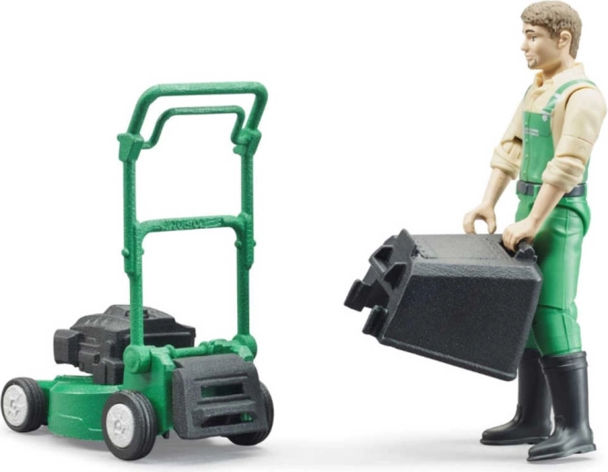 Lawn mower with removable grass catcher