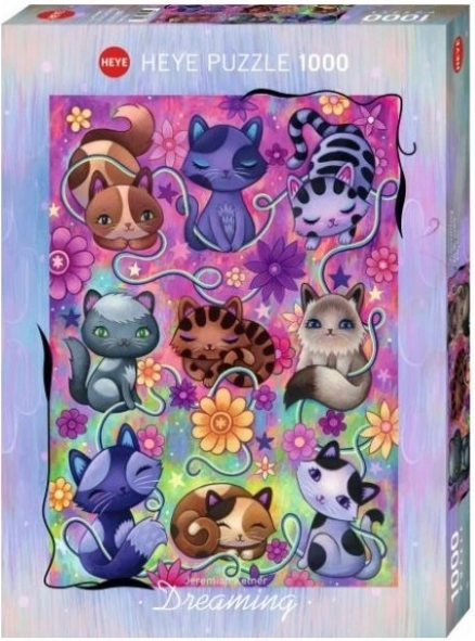 Puzzle 1000 Pieces Cats by Ketner Jeramian