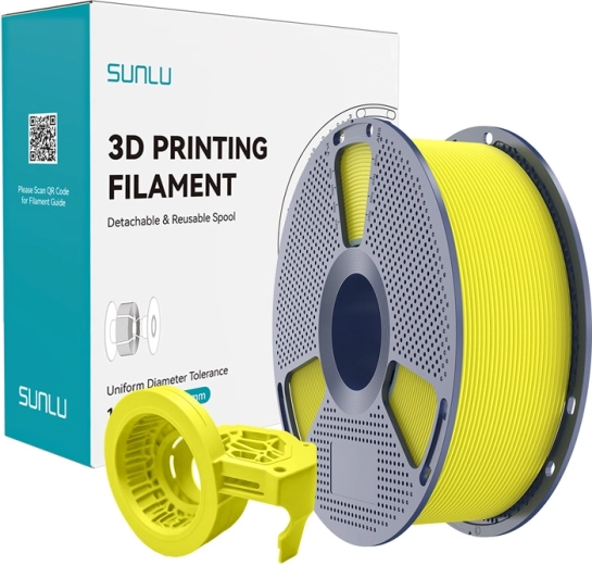 high-speed matte filament SUNLU PETG – yellow