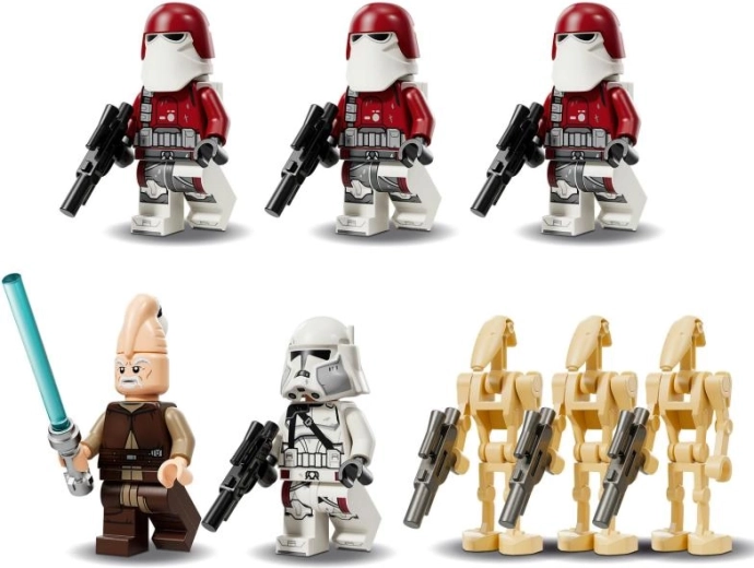 Rohke valik minifiguure ja droide