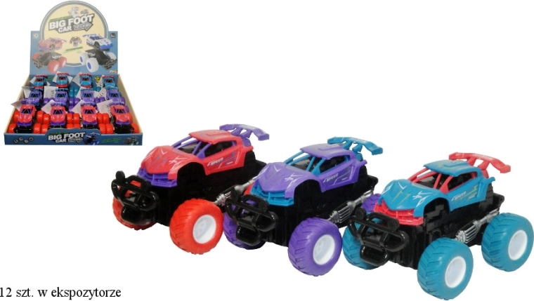Off-road car with friction drive that transforms into a robot - 1 piece