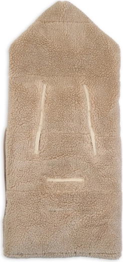 Soft teddy material for pleasant warmth