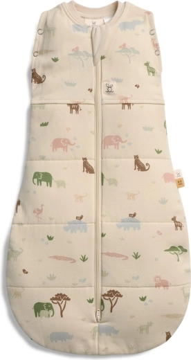ErgoPouch mähkimistekk ja magamiskott 2in1 Cocoon Savannah 2,5 TOG (0–3 kuud)
