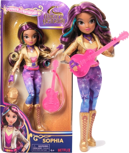 Nukk Sophia 24 cm UNICORN ACADEMY – sõpruse vägi