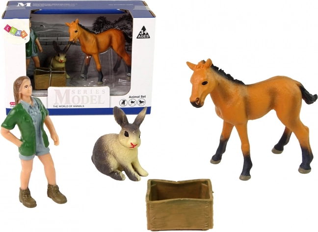 Figuurikomplekt – hele hobune ja loomad