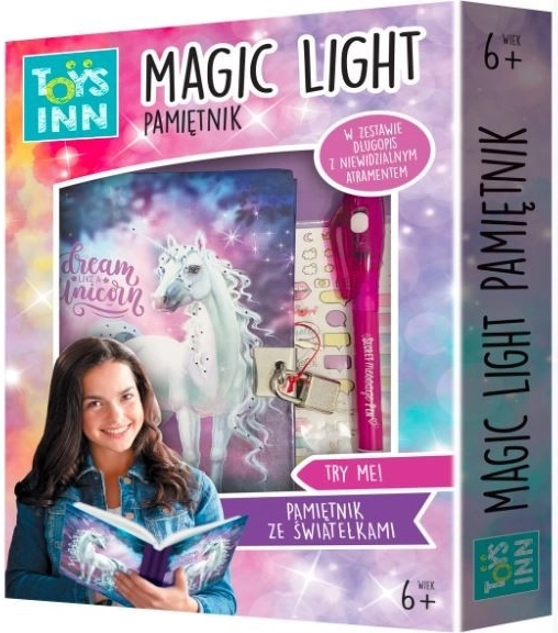 Magical Light Unicorn Diary