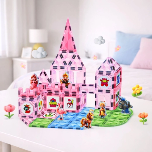 Pastelsed läbipaistvad detailid ja figuurid
