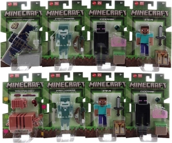 Minecrafti 8 cm figuur koos portaali osaga