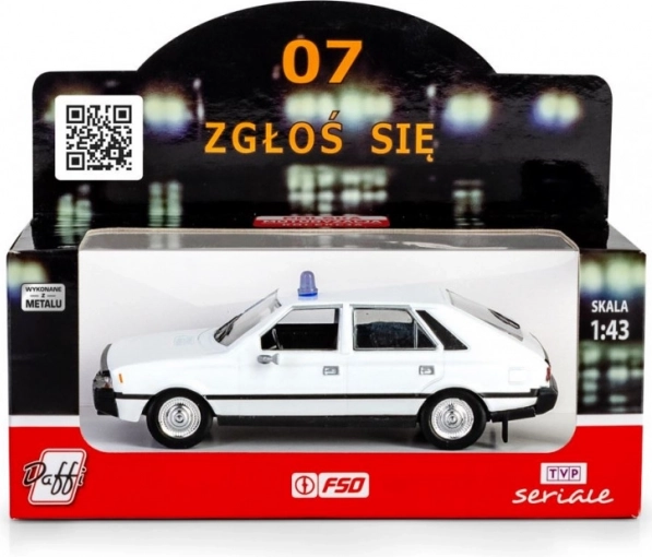 Poola politseiauto POLONEZ sarjast „07 zgłoś się“, 1:43 metallmudel