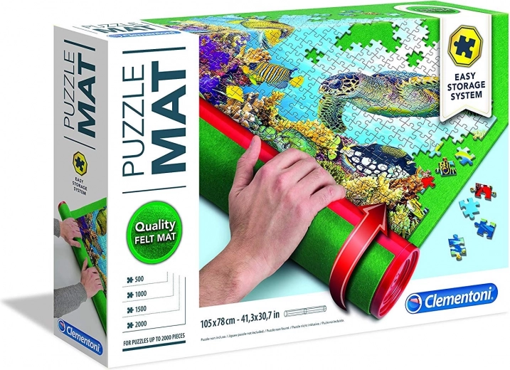 CLEMENTONI puslede rullitav alus 500–2000 tükile (105 × 78 cm)