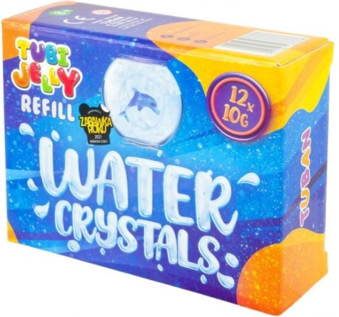 Tubi Jelly veekristallid – täitepakend 12 × 10 g
