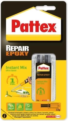 PATTEX Repair Universal Epoxy Adhesive 12 g – fast cure 1 minute