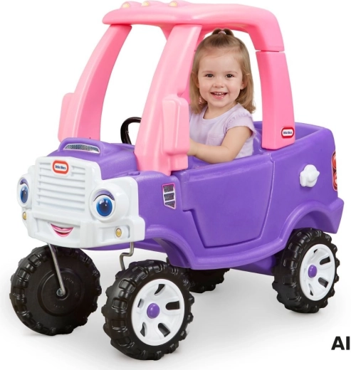 Little Tikes laste tõukesõiduk maastikuauto roosa-lilla