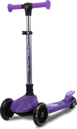 Stable three-wheel design and safe braking