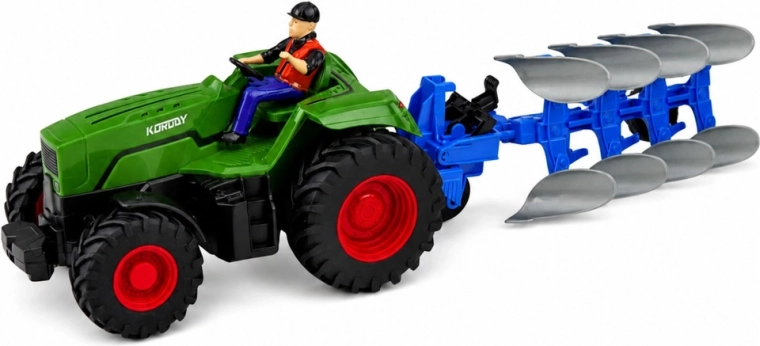 Detachable plow for pretend field work