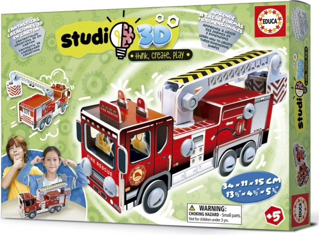 EDUCA 3D mudel – tuletõrjeauto