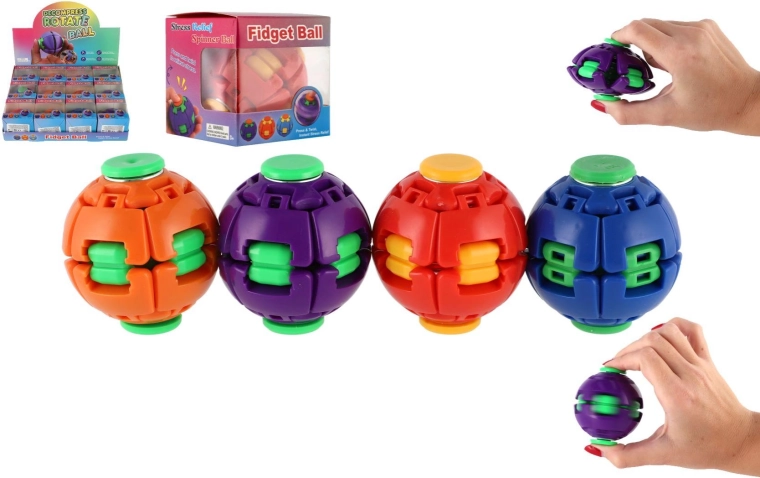 Anti-Stress Squeeze and Twist Gyro Ball - 1 Piece