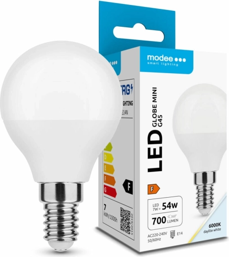 LED-lamp G45 7 W E14 külm valge 700 lm Modee Lighting