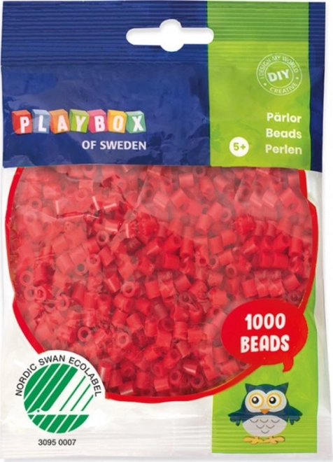 Ironing Beads Red 1000 pcs