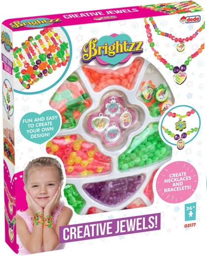 Bino creative bead-threading set with charms
