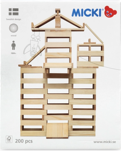 200 wooden planks for endless building