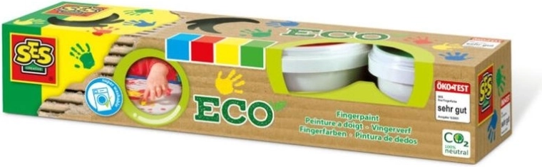 SES Eco sõrmevärvid 4 värvi