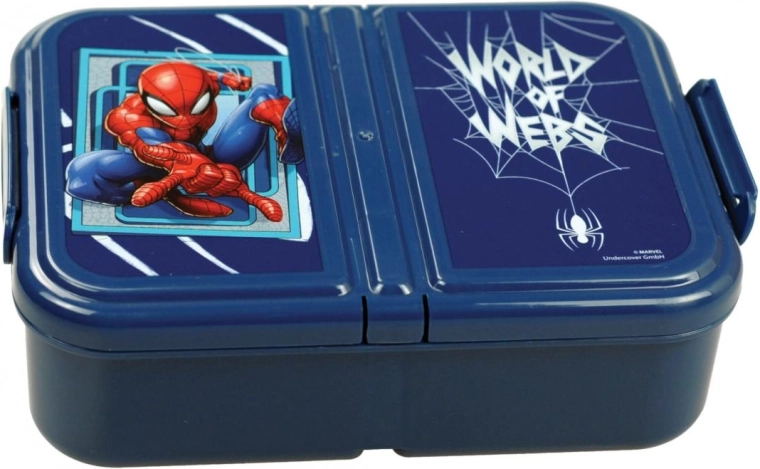 Multi-compartment Spiderman lunch box