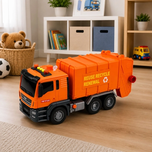 3 bins and a lift for emptying waste