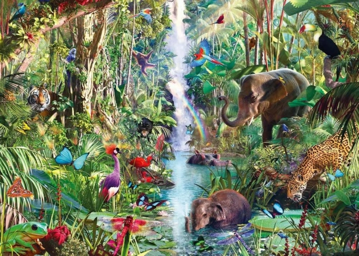 Ravensburger pusle Loomad džunglis 9000 tükki