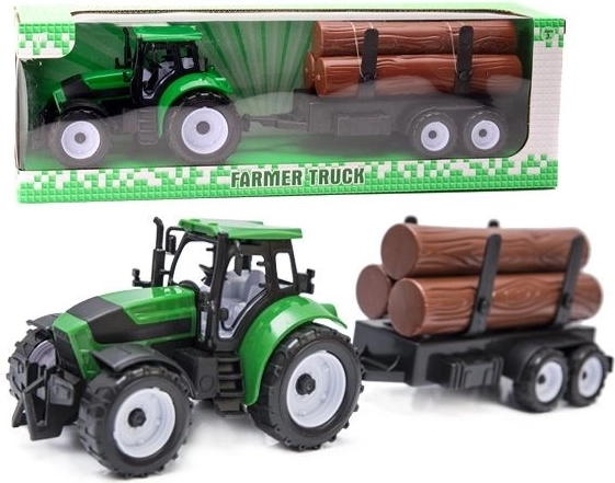Traktor haagisega – 1 tk