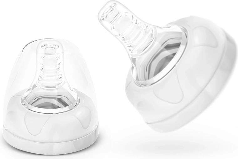 Comfortable silicone insert and dynamic nipple